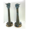 Svampljusstake Blue Crystal